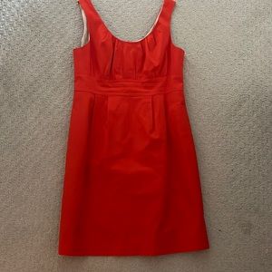 Orange J Crew Dress